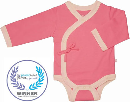 Babysoy Baby Kimono Wrap Around Onesie Bodysuit