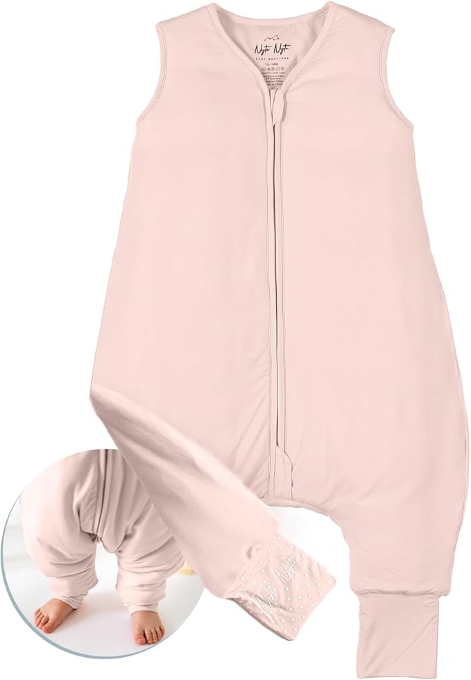 Nyte Nyte Baby - Sleeveless Soft Baby & Toddler Sleeping Sack, Breathable with Adjustable Feet Cuffs & Anti-Slip Grip