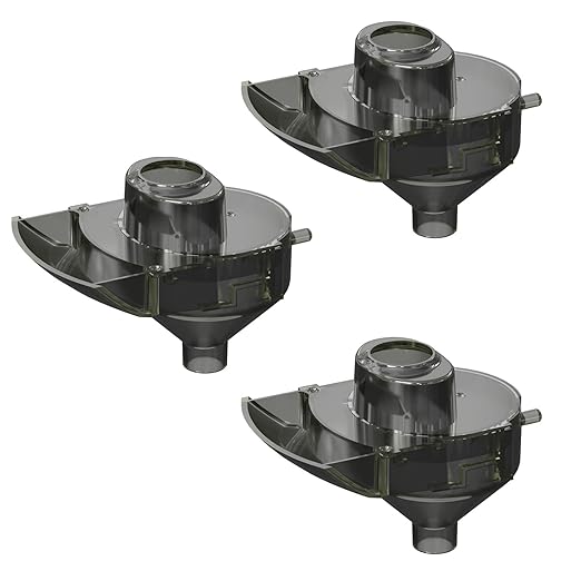 Baby Formula Dispenser Replacement Funnel Compatible with Baby Brezza Formula Pro Advanced and Pro Advanced WiFi Models ONLY, Replacement Funnel & Cover, NOT Fit Formula Pro MINI Mixer Machine, 3-Set