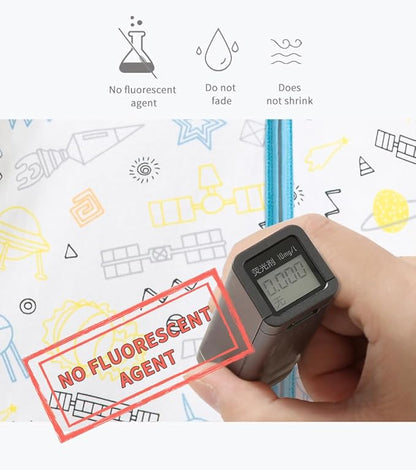 XUNTA 0.5 TOG Sleep Sack 100% Cotton Wearable Blanket, Summer Lightweight Toddler Sleeping Bag with 2-Way Zipper for Boy Girl