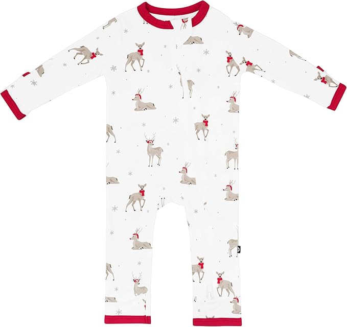 KYTE BABY Unisex Rayon Made From Bamboo Zippered Rompers 0-24 Months