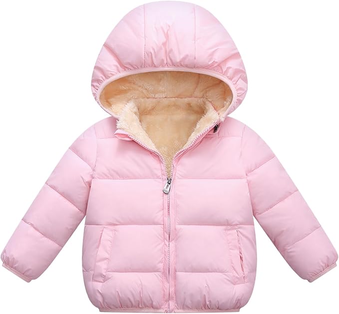 Baby Boy Girl Padded Puffer Jacket Winter Snow Warm Coat For Kid Outwear