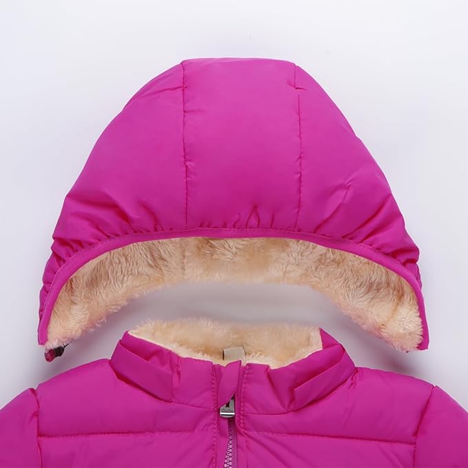 Baby Boy Girl Padded Puffer Jacket Winter Snow Warm Coat For Kid Outwear