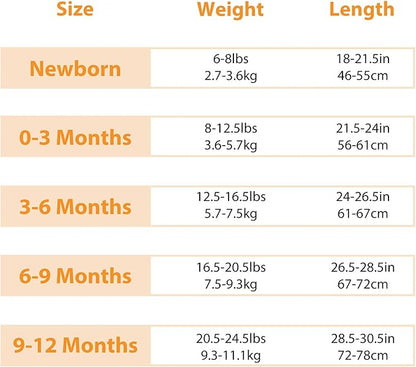 DEFAHN Baby Side Snap Bodysuit Kimono Onsies Newborn Boy Girl 3-Pack 100% Cotton Basic Pattern Kimono Bodysuits