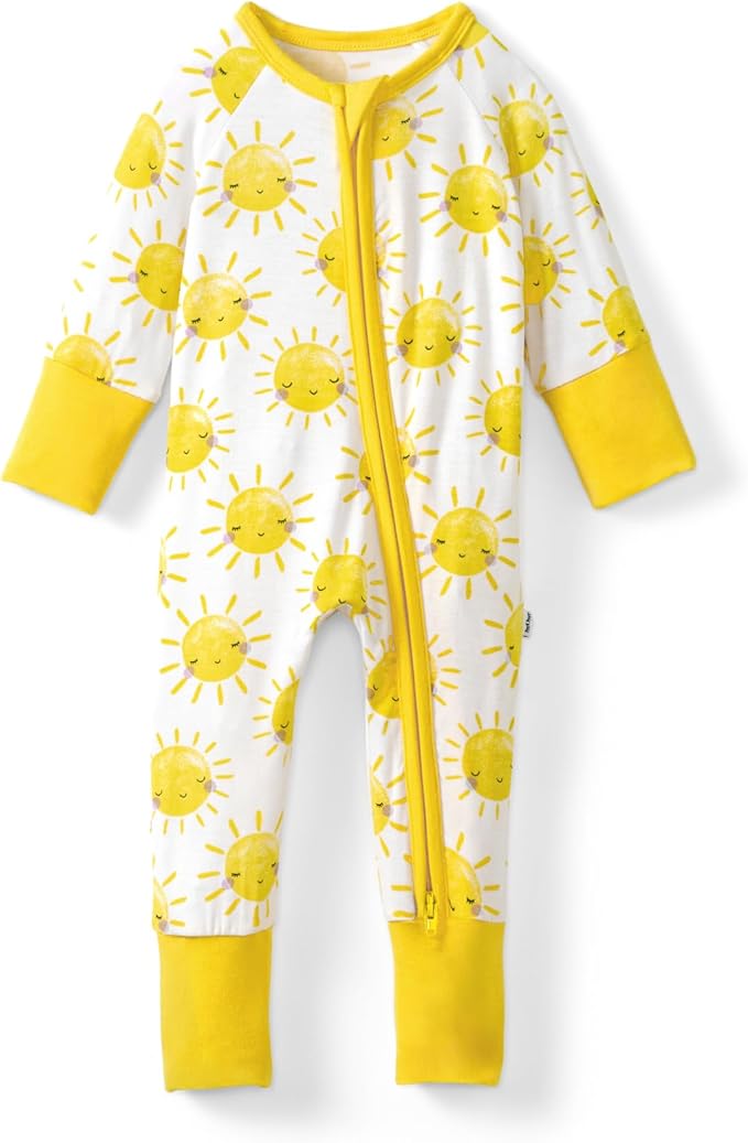 Little Sleepies Pajamas for Baby Boys & Girls, Viscose from Bamboo Baby Pajamas, Preemie & Newborn Sleepers, 2-Way Zipper PJs