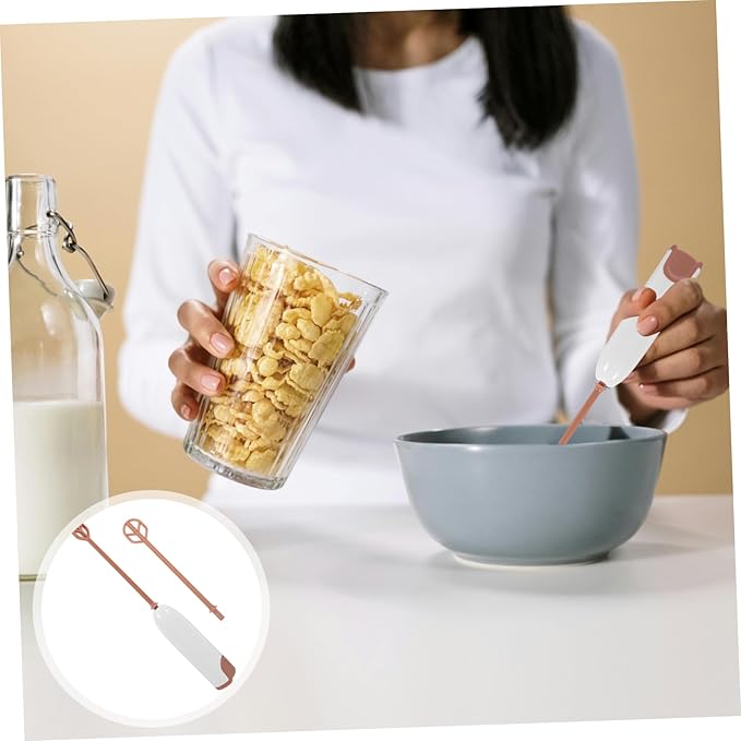 STOBAZA Electric Milk Powder Mixer Stirrer Handheld Portable Multifunctional Milk Frother for Formula and Drinks with Detachable Easy Clean Design Lightweight and Powerful Mixing Tool for