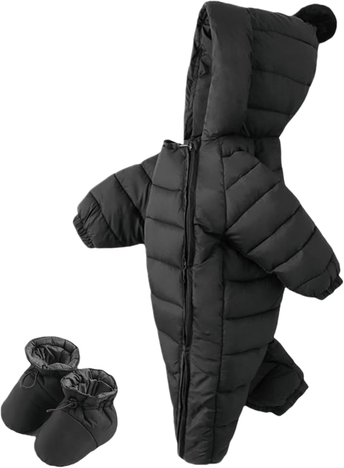 Ohrwurm Baby Cotton Down jackets Snow Wear Hoodie Jumpsuit Winter Double Zip Up Snowsuit