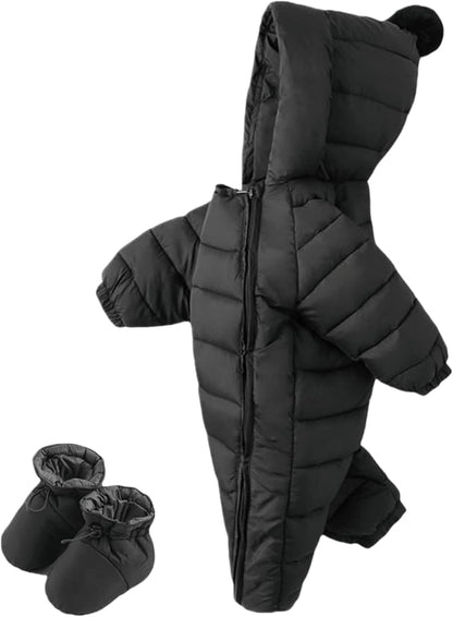 Ohrwurm Baby Cotton Down jackets Snow Wear Hoodie Jumpsuit Winter Double Zip Up Snowsuit