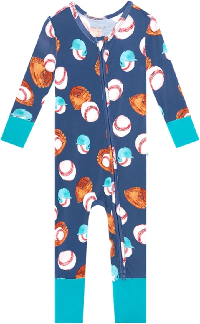 Posh Peanut Convertible Baby Sleepers - Girls Footless Baby Pajamas with 2 Way Zipper for Easy Diaper Changes