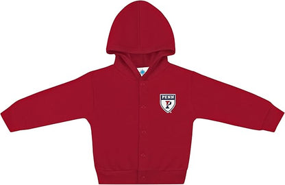 Creative Knitwear College Baby Snap Hooded Jacket - Team Logo, Multiple Colors, for Boys & Girls, (0-24 Months)