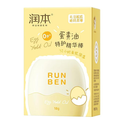 RUNBEN Kids Face Lotion Stick, 72H Deep Moisturizing, Gentle & Non-Greasy Baby Moisturizer Balm, Repair Skin Barrier, Relieves Kids Dry & Sensitive Skin Care, Easy Application