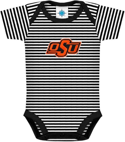 Creative Knitwear College Baby NCAA Infant Striped Bodysuit