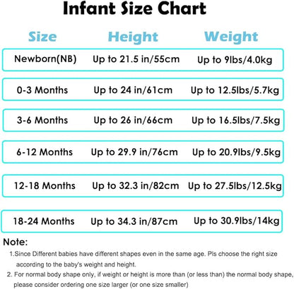 Aablexema Baby Zipper Pajamas Bamboo Rayon, 3pcs Unisex Infant Onesie with Mitten Long Sleeve Footed Pjs