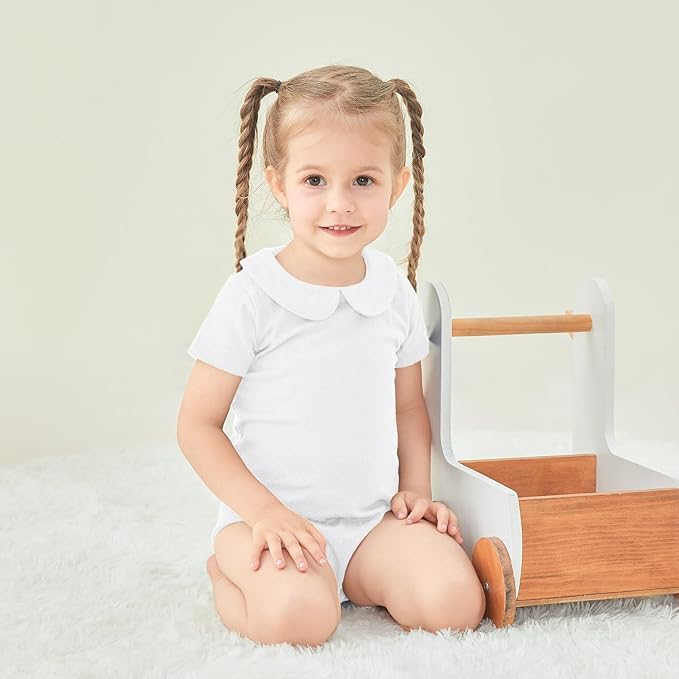 pureborn Baby Girls Boys Bodysuit Super Soft Cotton Romper 0-24 Months