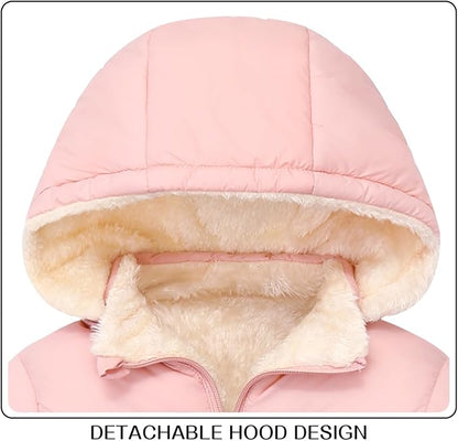 Toddler Winter Coat Baby Boy Fleece Jacket Kid Infant Girl Sweater Clothes 1-6T