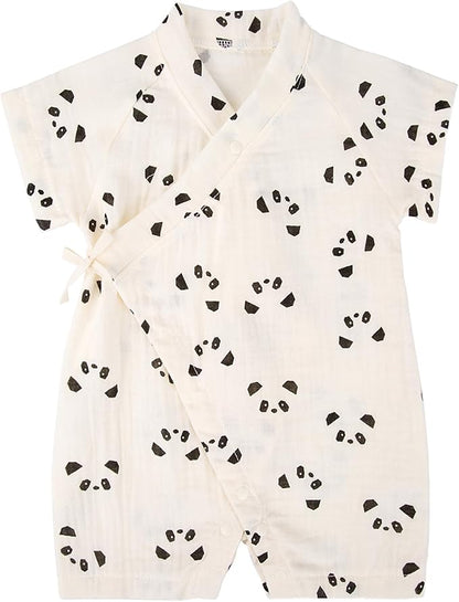 Kimono Robe Newborn Cotton Yarn Robe Baby Romper Infant Japanese Pajamas…