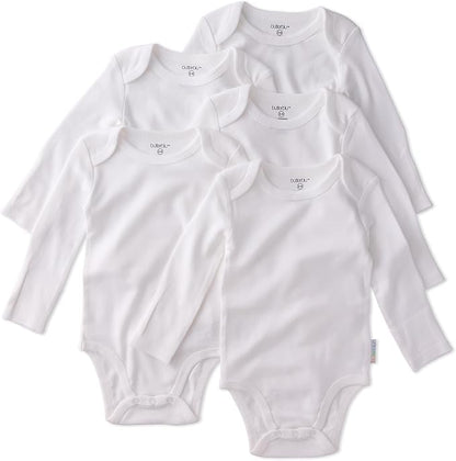 Blake 5-Pack Long Sleeve Bodysuits 100% Organic Cotton Baby Boys & Girls