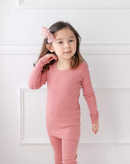 AVAUMA Baby Boys Girls Pajama Set Kids Toddler Snug fit Basic Cotton Sleepwear pjs for Daily