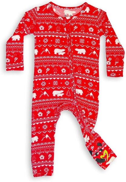 Bellabu Bear Convertible Footies for Baby Boys & Baby Girls, Family Matching Pajamas, Rayon from Bamboo