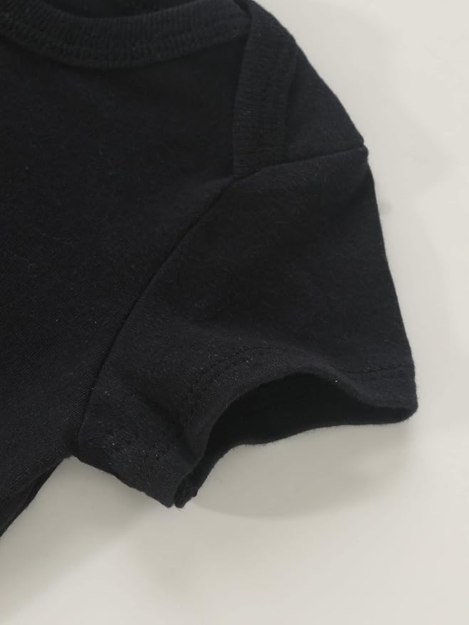 JYHOPE 5-Pack Newborn Infant Short Sleeve Pure Color Romper Bodysuit For Baby Girls And Boys Toddler Summer Clothes