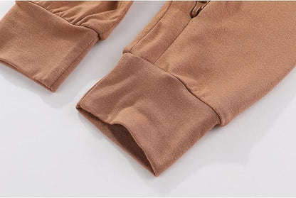 Unisex Rayon Made from Bamboo Zipper Baby Boy Girl Rompers 2 Pcak Long Sleeve Infants Jumpsuits New Born Clothes