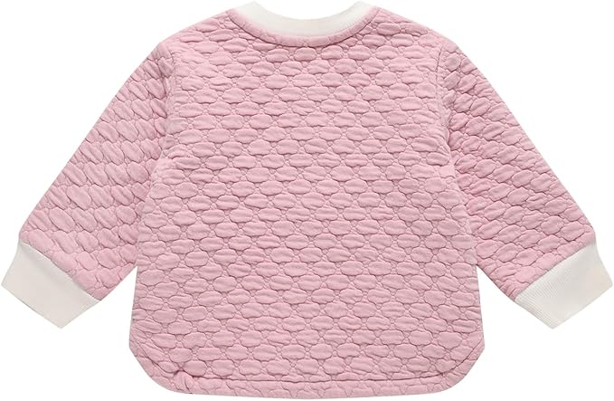 Lightweight Quilted Bomber Jacket Button Up Baby Boy Girl Sweatshirts Outerwear Coat Toddler Infant Casual Fall Tops