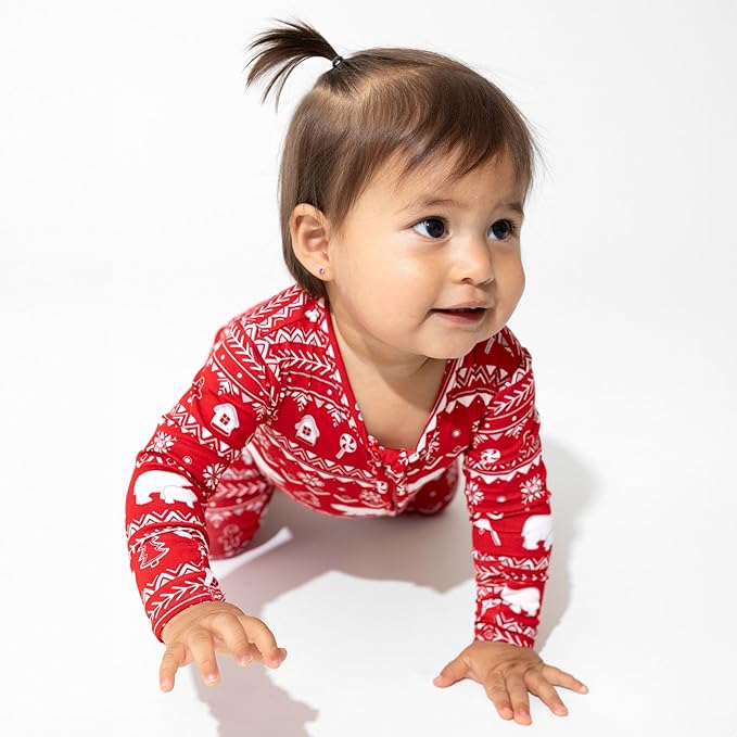 Bellabu Bear Convertible Footies for Baby Boys & Baby Girls, Family Matching Pajamas, Rayon from Bamboo