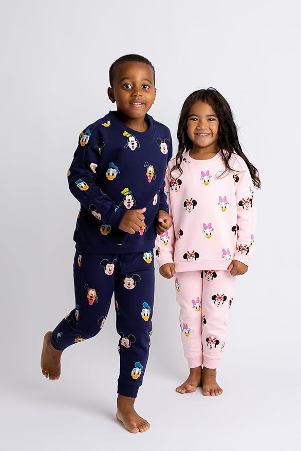 monica + andy Sporty Sweatsuit, 100% Organic Cotton Clothes for Boys & Girls, Outfit Sizes For Kids, Toddler & Infant