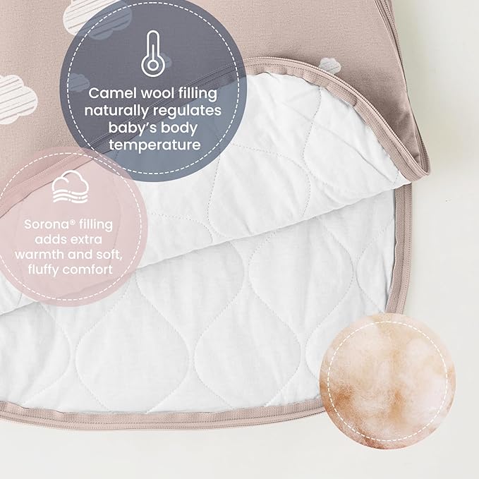 kaiya baby Unisex Sleeping Bag for Babies and Toddlers 2.5 Tog Sleep Sack, Long Sleeve Sleep Sack, Wearable Blanket Baby