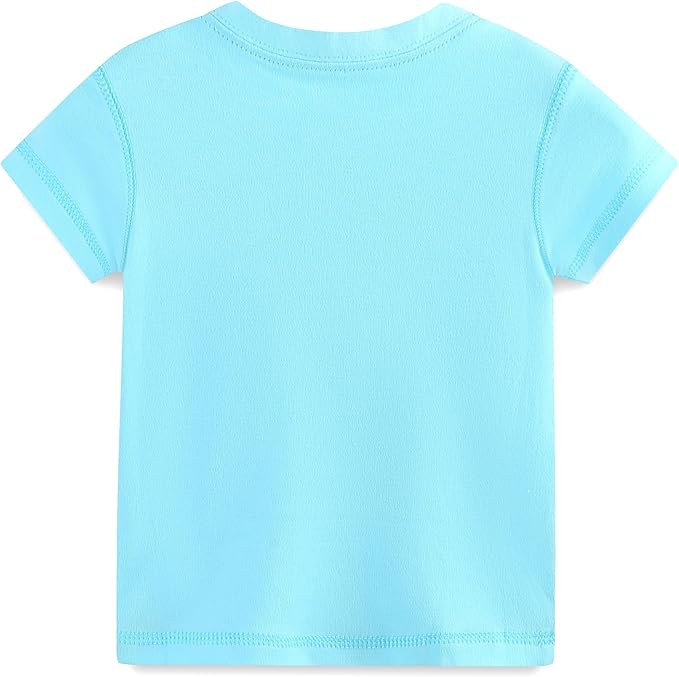 Baby Multicolor Short Sleeve T-Shirt Tee Summer Solid 100% Cotton Basic Clothes