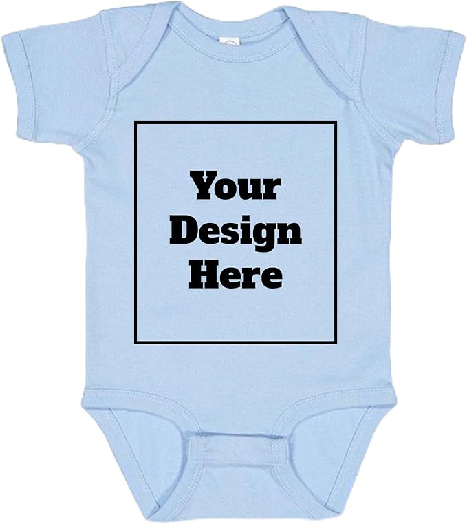 City Shirts Add Your Own Text and Design Custom Personalized Baby Rib Infant Bodysuit