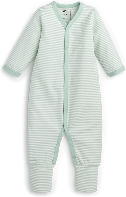 monica + andy On the Go Baby One Piece, 100% Organic Baby Clothes for Girls & Boys, Sizes For Preemie, Newborn, & Infant