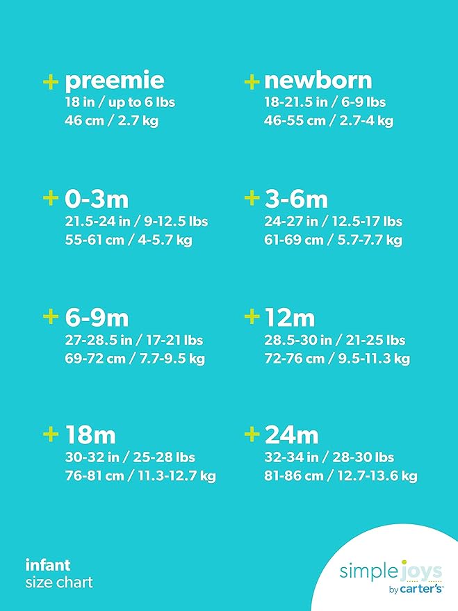 Simple Joys by Carter's Unisex-Baby 8-Pack Short-Sleeve Bodysuit