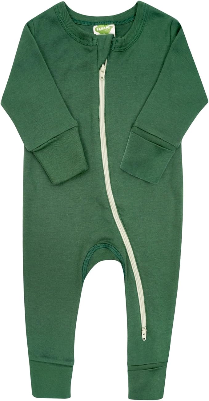 PARADE Organic Essentials '2-Way' Zip Romper - Long Sleeve