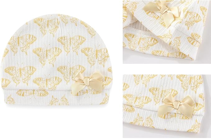 Baby Boy Girl Layette Set 18 Piece Infant Essentials Must Haves Clothes 0-9 Month Rompers+Bodysuits+Hats+Socks