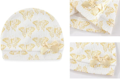 Baby Boy Girl Layette Set 18 Piece Infant Essentials Must Haves Clothes 0-9 Month Rompers+Bodysuits+Hats+Socks