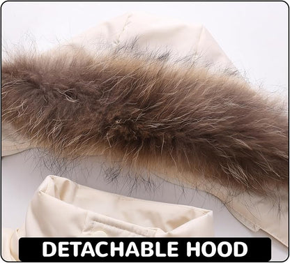 Toddler Winter Coat Baby Puffer Jacket Girl Hoodie Boy Snow Outerwear Clothes 5T