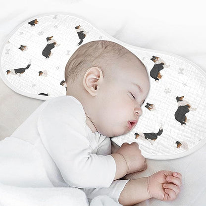 vvfelixl Burp Cloths Rough Collie Dog for Baby Boy Girls Baby Washcloths Burp Rags 1 Pack