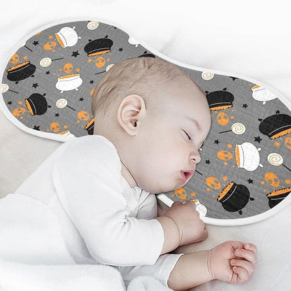vvfelixl Baby Burp Cloths Halloween Witch Cauldron Baby Newborn Cotton Burping Cloths Set Baby Washcloths 4 Pack