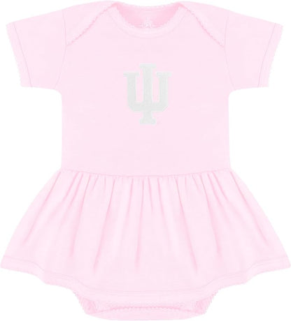 Creative Knitwear College Baby Picot Bodysuit Dress - Team Logo, Multiple Colors, for Baby Girls (0-24 Months)