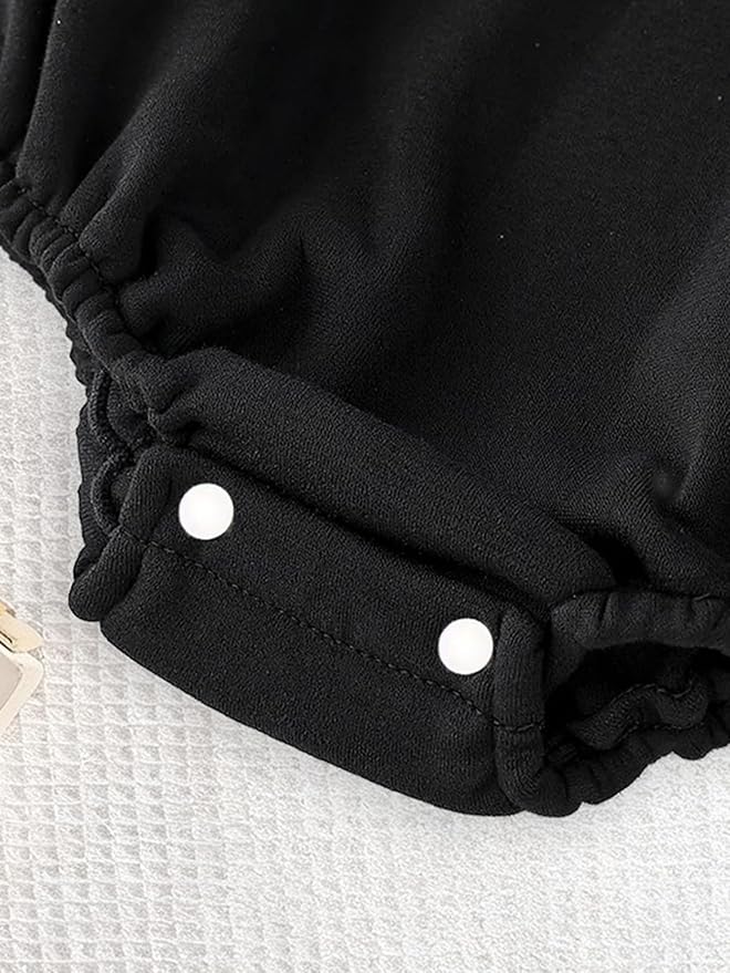 Newborn Infant Baby Boy Romper Fall Winter Long Sleeve Buttoned One Piece Romper Bodysuit 0-24 Months