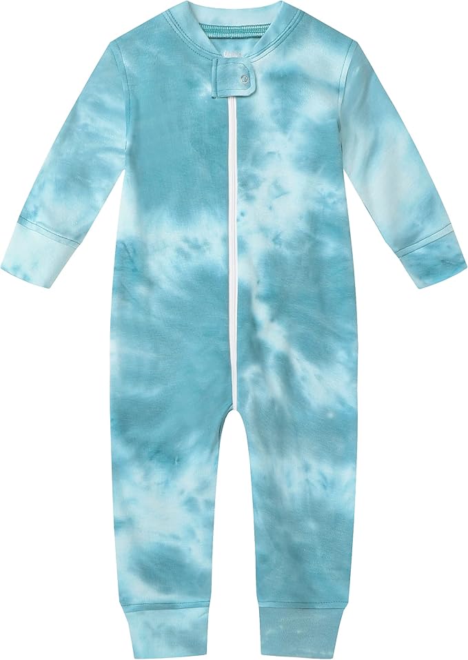 Owlivia Organic Cotton Baby Boy Girl Zip up Sleep 'N Play Pjs, Footless, Long Sleeve