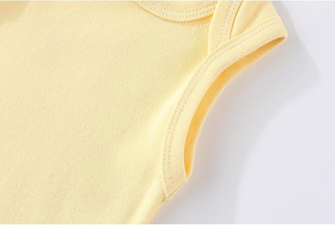 6 Pack Unisex Baby Boy Girl Rompers 0-12months Infant Short Sleeve Bodysuits New Born Soft Cotton One-Piece Clothes