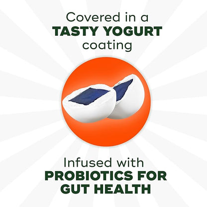 Align Probiotic, Yogurt Coated Probiotic Fruit Bites, Helps Support Digestive Health, From the Maker of the #1 Doctor Recommended Probiotic Brand‡, Apple Blueberry Flavor, 21 Pouches