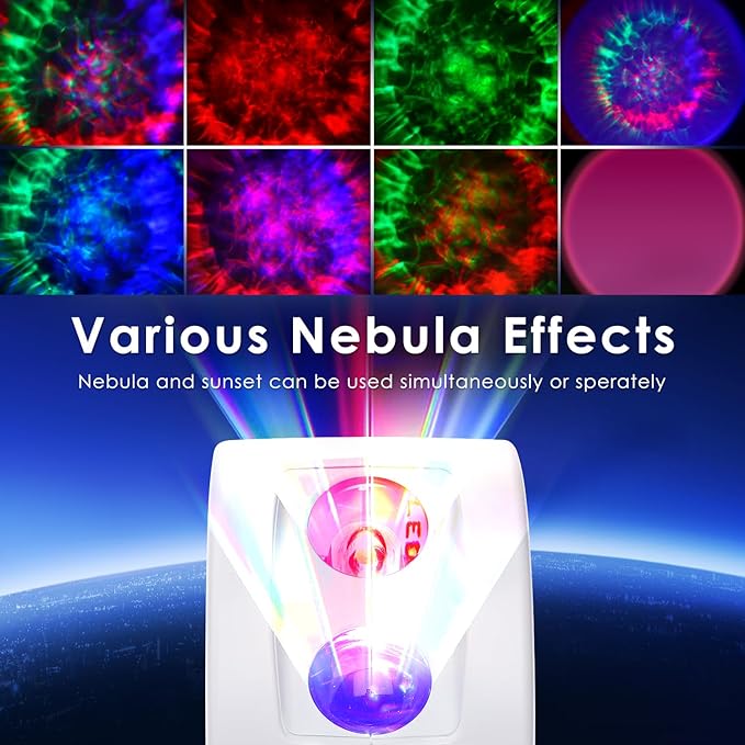 Galaxy Projector for Bedroom, Nebula Galaxy Night Light Projector with Timer and Remote,Gift for Kids Adults for Ceiling,Birthdays,Christmas,Valentine's Day