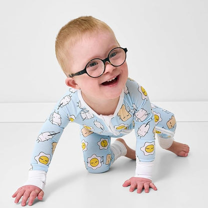 Little Sleepies Pajamas for Baby Boys & Girls, Viscose from Bamboo Baby Pajamas, Preemie & Newborn Sleepers, 2-Way Zipper PJs