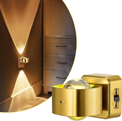 L LOHAS LED Night Light Projector, Night Lights Plug into Wall, Dusk to Dawn Sensor, Rotating Nightlight for Kids, Soft White Swivel Ambient Lighting for Bathroom, Gaming Room, Gifts,1 Pack