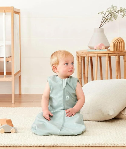 ergoPouch 1.0 Tog Jersey Sleeping Bag – Arms-Out Baby Sleep Sack, Ideal Transition from Swaddling, Slim Fit Keeps Baby Secure & Comfortable, Soft Breathable Fabric (3-12 Months, Sage)