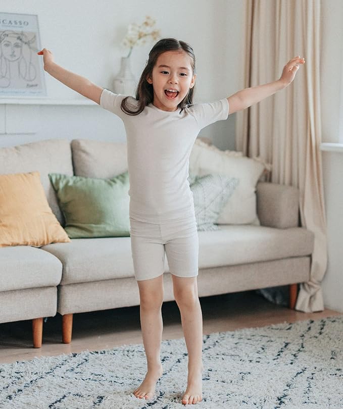 AVAUMA Baby Boys Girls Pajama Set Kids Toddler Snug fit Basic Cotton Sleepwear pjs for Daily