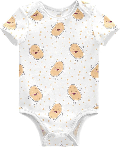 vvfelixl Dachshund Dog Baby Clothes for Boy Girl,Baby One-Piece Bodysuit for 0-24 Months,Short Sleeve